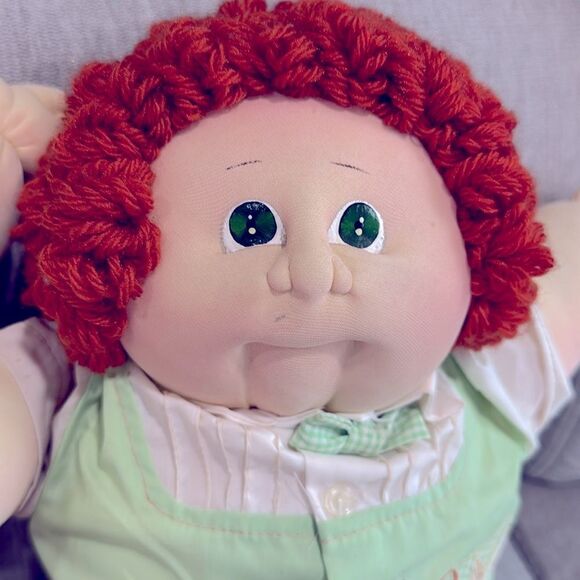 Cabbage Patch Kids Little People Red Hair Boy Birth Certificate Adoption Papers - Picture 5 of 16